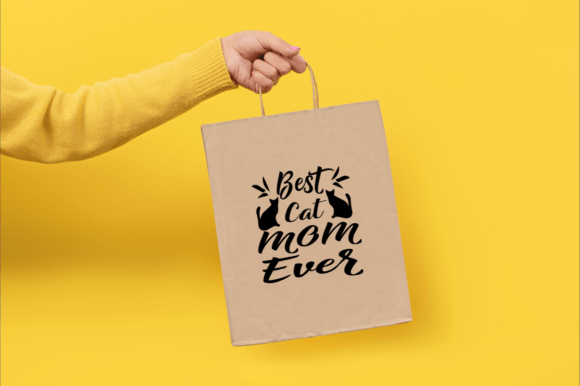 Best Cat Mom Ever - SVG Design