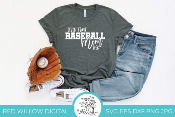 Livin That Baseball Mom Life: Graphics for Crafts