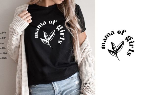 Mama of Girls SVG Png: Graphics for Crafts