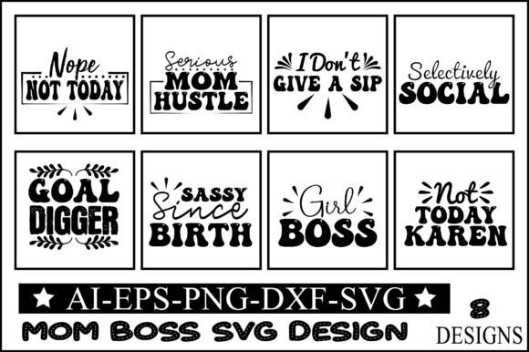 MOM BOSS SVG DESIGN: Graphics for Crafts
